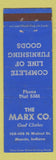 Matchbook Cover - Marx Clothing Store Muncie IN
