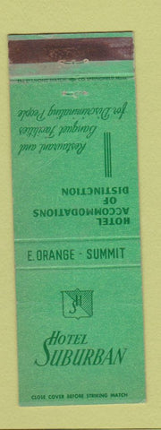 Matchbook Cover - Hotel Suburban East Orange Summit NJ WEAR