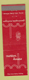 Matchbook Cover - Morton House Grand Rapids MI