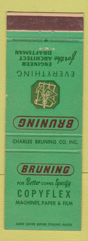 Matchbook Cover - Bruning Copy Machines Paper Film