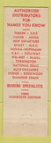 Matchbook Cover - Iowa Bearing Company Davenport IA