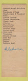 Matchbook Cover - Wittichen Chemical Birmingham Montgomery AL
