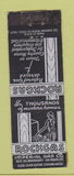 Matchbook Cover - Rockgas Imperial Gas oil Los Angeles CA POOR TAPED