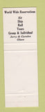 Matchbook Cover - Montana Tour and Travel Kalispell MT