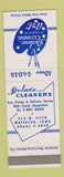 Matchbook Cover - Deluxe Cleaning Waterloo IA