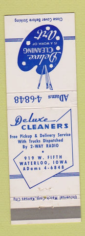 Matchbook Cover - Deluxe Cleaning Waterloo IA