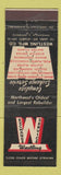 Matchbook Cover - Westling Exchange Service Manufacturing Minneapolis MN