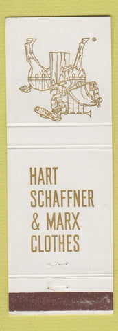 Matchbook Cover - Hart Schaffner Marx Men's Clothes Poole's
