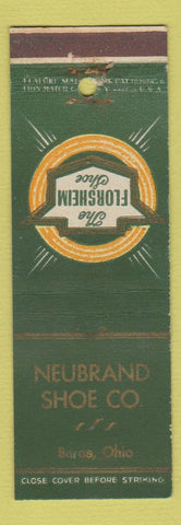 Matchbook Cover - Florsheim Shoes Neubrand Berea OH feature