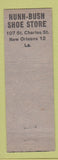 Matchbook Cover - Nunn Bush Men's Shoes New Orleans LA
