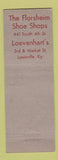 Matchbook Cover - Florsheim Shoes Loevenhart's Louisville KY