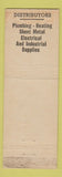 Matchbook Cover - Raub Supply Lancaster Harrisburg PA 1948 WEAR