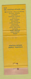 Matchbook Cover - Norvell Wilder Supply Oil Field WEAR