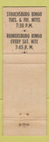 Matchbook Cover - Jane & Harry's Bingo 1954 Stouchsburg Rehrersburg PA WEAR