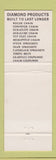 Matchbook Cover - Diamond Bearings Drives Rome GA