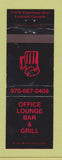 Matchbook Cover - Office Lounge Bar Grill Loveland Colorado