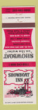 Matchbook Cover - Showboat Inn Greenwich CT