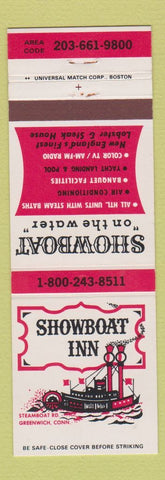 Matchbook Cover - Showboat Inn Greenwich CT