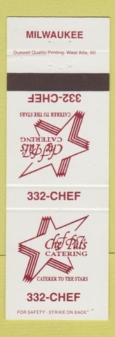 Matchbook Cover - Chef Pat's Catering Milwaukee WI