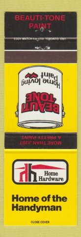 Matchbook Cover - Beauti Tone Paint Home Hardware Canada