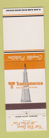 Matchbook Cover - Transamerica Insurance