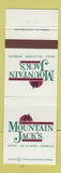 Matchbook Cover - Mountain Jacks Restaurant
