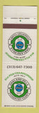 Matchbook Cover - Oakland Hills Country Club MI