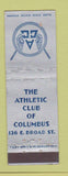 Matchbook Cover - Athletic Club of Columbus OH