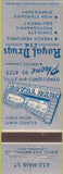 Matchbook Cover - Royal Drugs Winnipeg MB