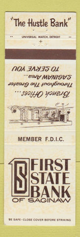 Matchbook Cover - First State Bank Saginaw MI