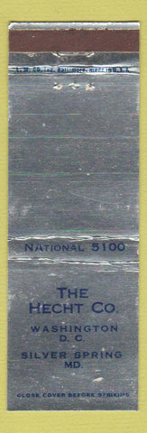 Matchbook Cover - Hecht Company Washington DC Silver Spring MD