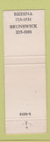 Matchbook Cover - Lance Insurance Real Estate Medina Brunswick OH