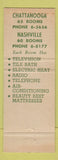 Matchbook Cover - Drake Hotel Courts Nashville Chattanooga TN