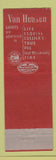 Matchbook Cover - Van Heusen Men's Clothes Ted & Bill Youngstown Sebring OH