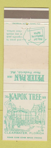Matchbook Cover - Kapok Tree Inn Clearwater FL