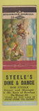 Matchbook Cover - Steele's Dine and Dance Rawlins WY