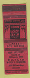 Matchbook Cover - Milford Wines and Liquors Chicago IL