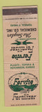 Matchbook Cover - Fervite Fertilizer Topeka KS WEAR