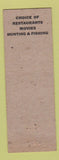 Matchbook Cover - Tappahannock Motel VA