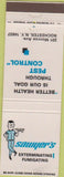 Matchbook Cover - Sawyer's Pest Control Rochester NY