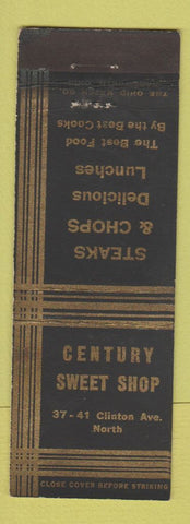 Matchbook Cover - Century Sweet Shop