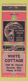 Matchbook Cover - White Cottage Newark OH WEAR