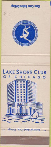 Matchbook Cover - Lake Shore Club of Chicago IL