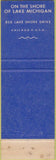 Matchbook Cover - Lake Shore Club of Chicago IL