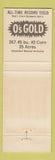 Matchbook Cover - O's Gold Seed Company Parkersburg IA