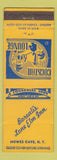 Matchbook Cover - Boreali's Lone Elm Inn Howes Cave NY