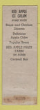 Matchbook Cover - Red Apple Inn Silvis IL