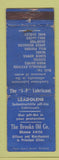Matchbook Cover - Brooks Oil Company WEAR