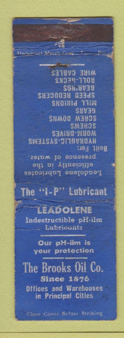 Matchbook Cover - Brooks Oil Company WEAR