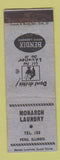 Matchbook Cover - Monarch Laundry Peru IL